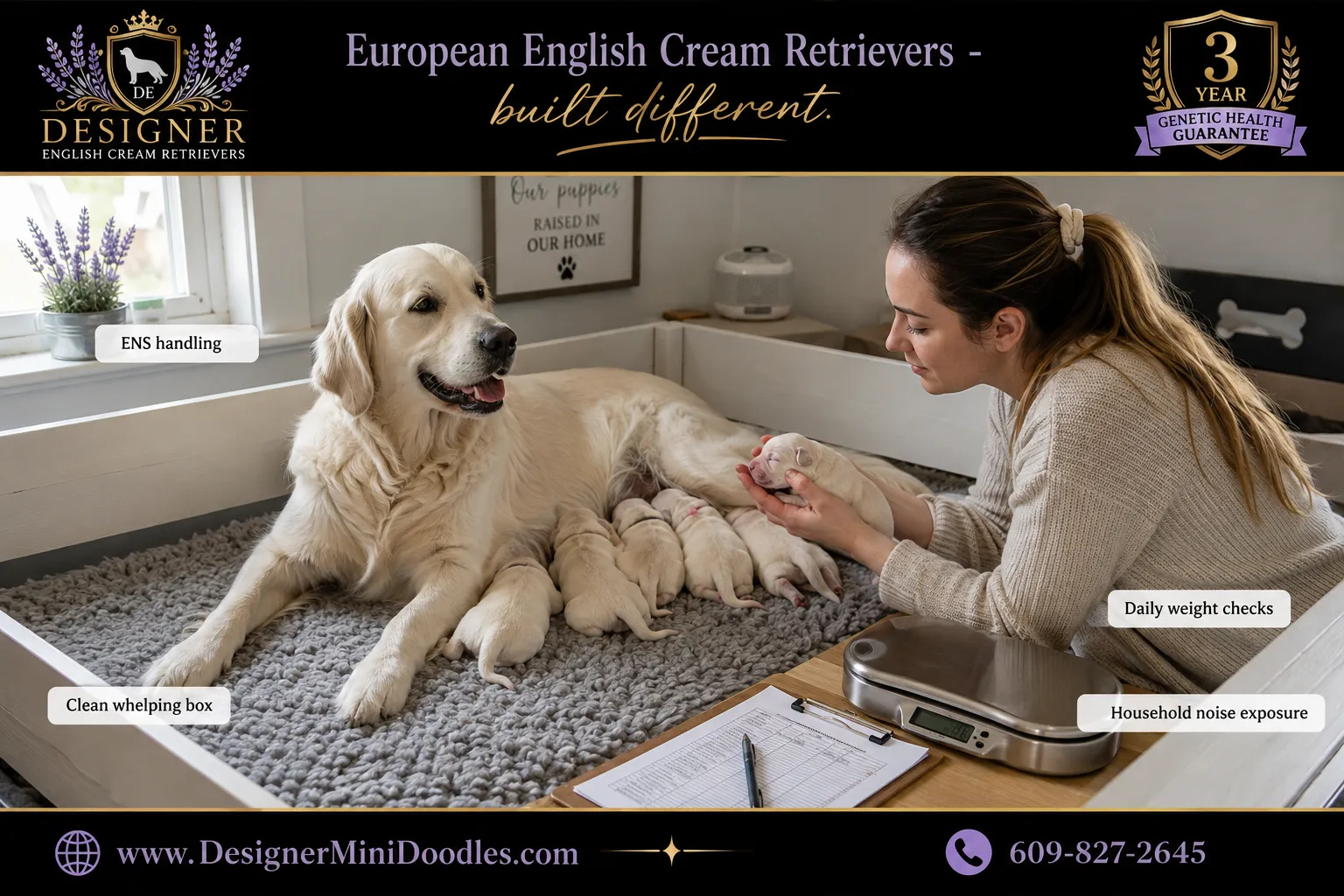 english cream golden retriever puppies