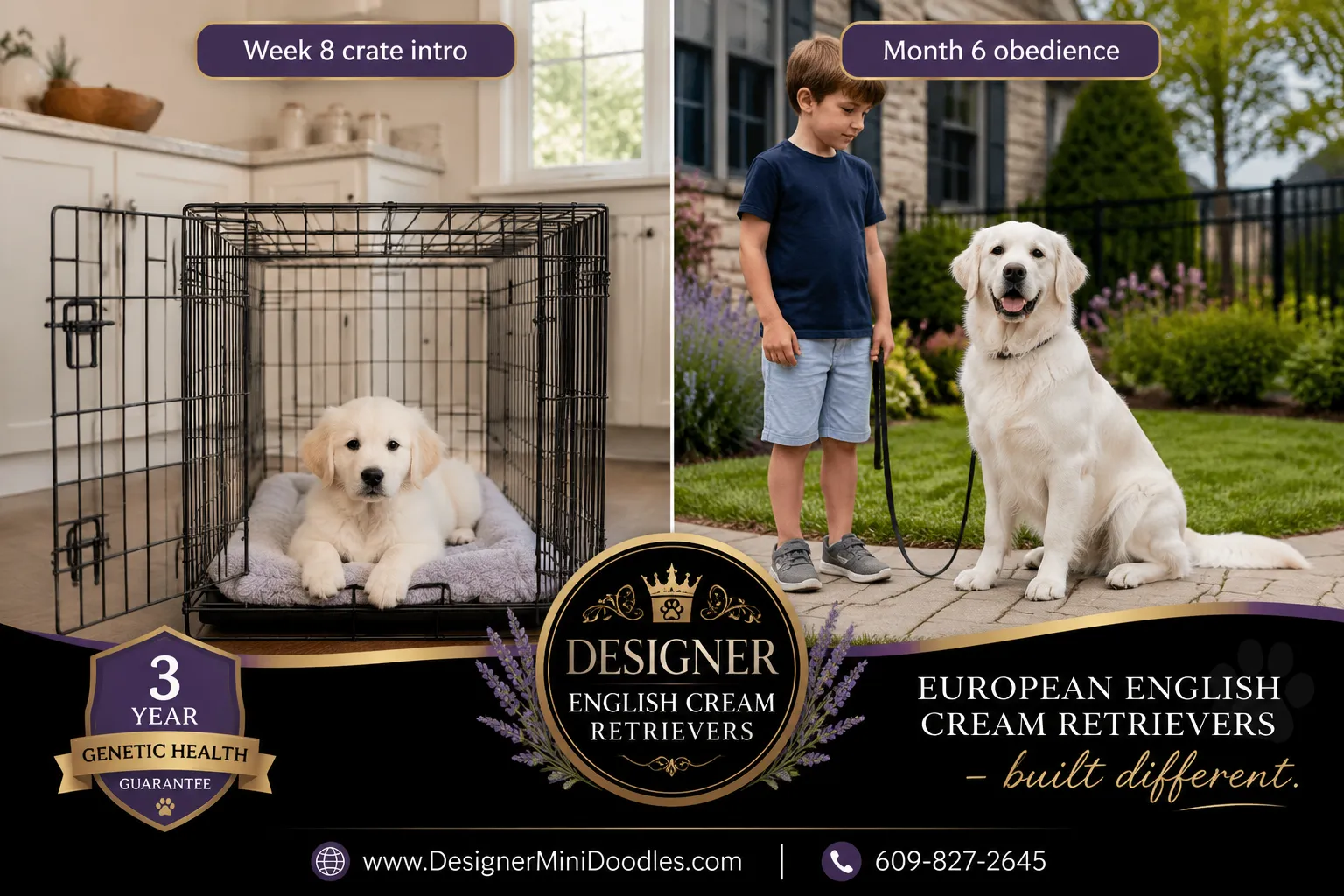 english cream golden retriever puppies