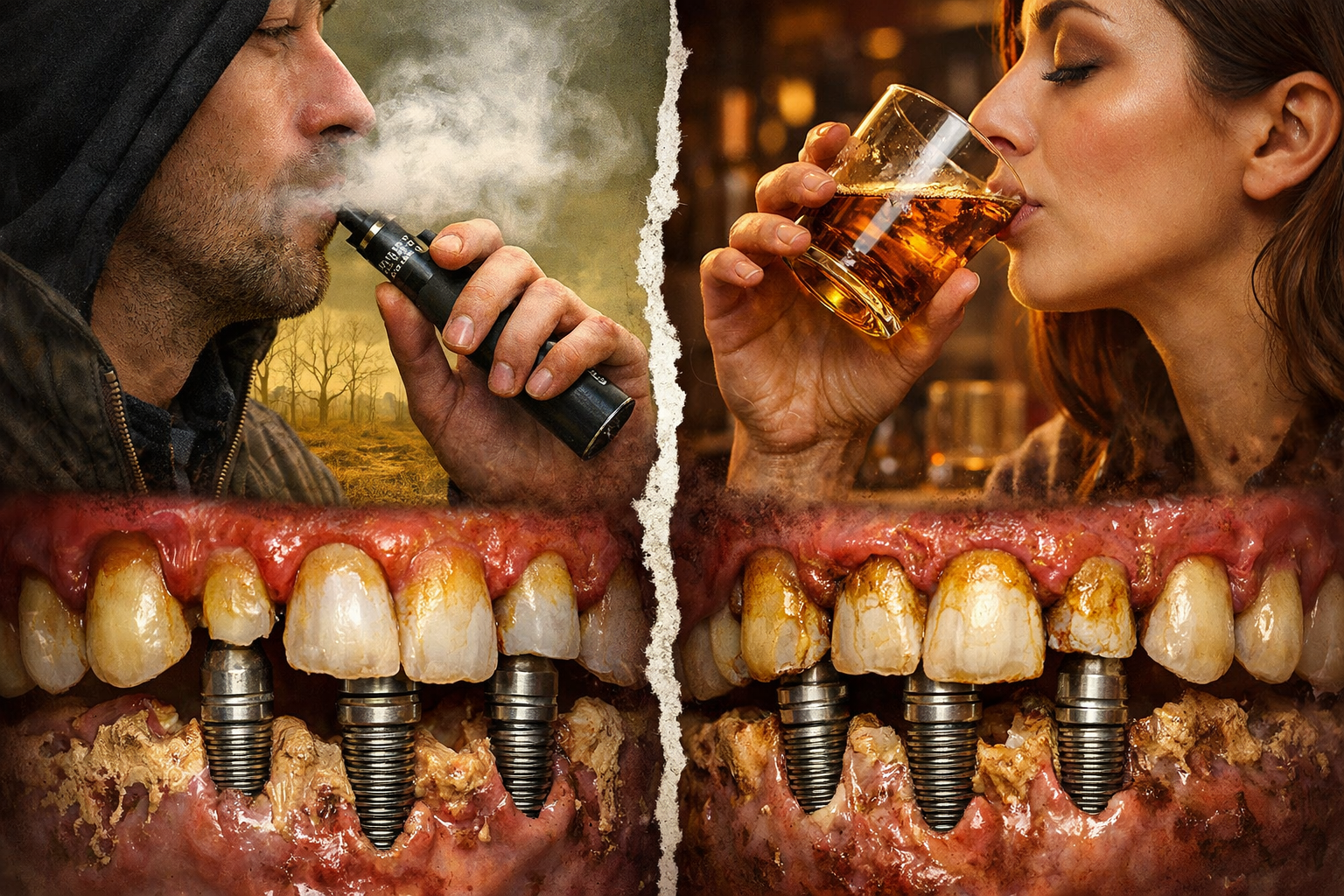 Habits that ruin implants