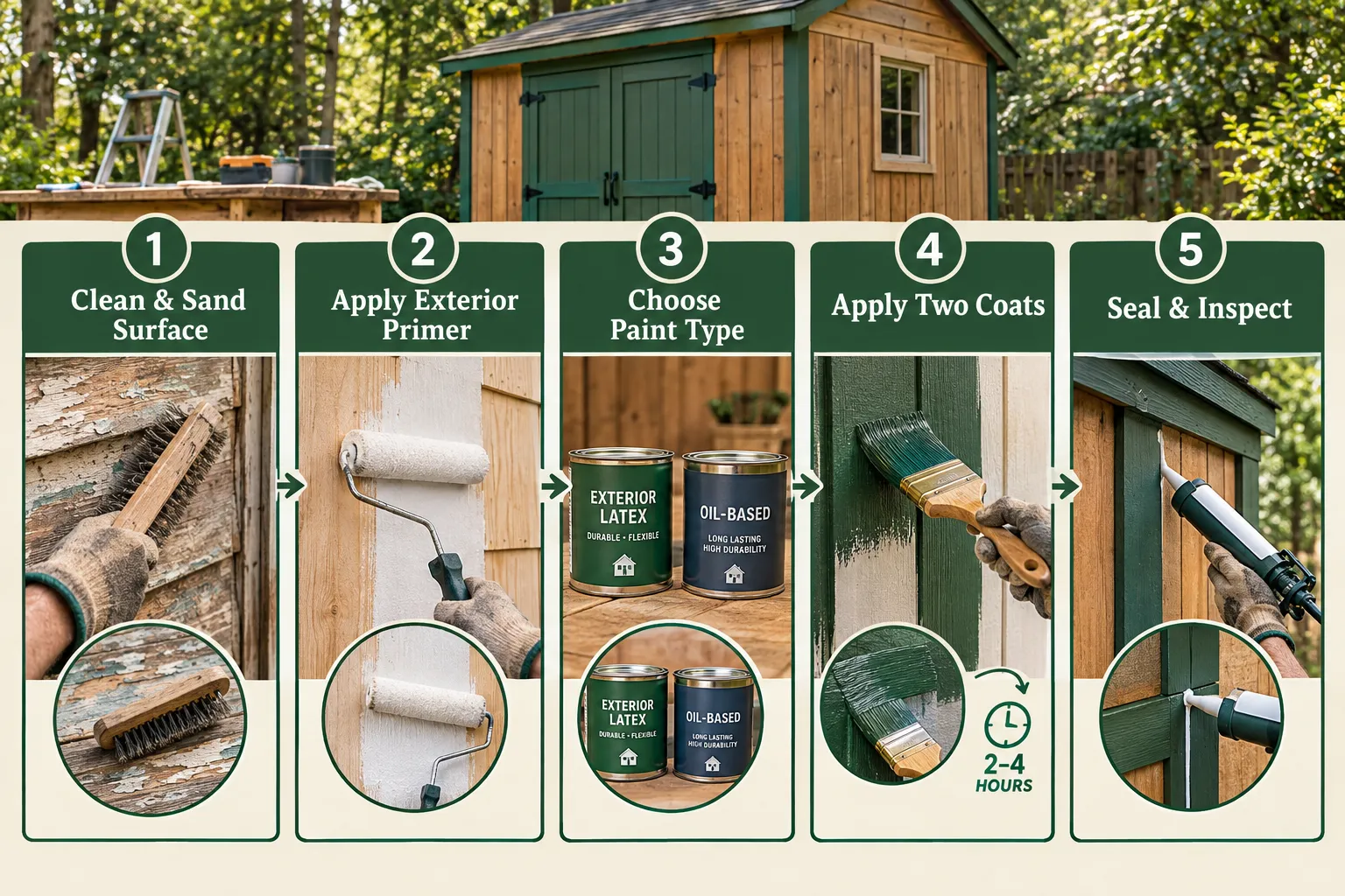 Shed Paint Colors That Don't Fade Quickly