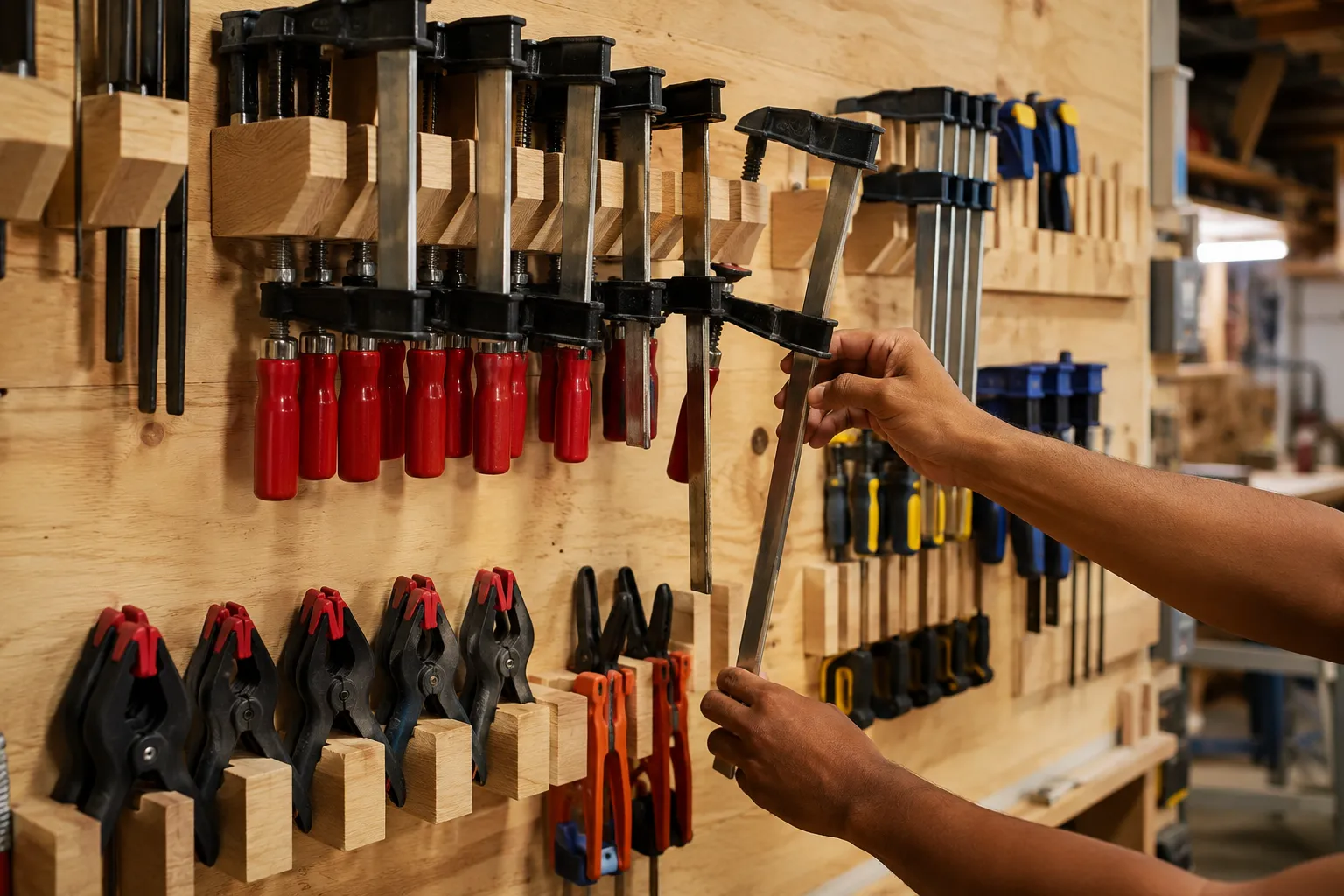 Designing Your DIY Clamp Rack and Tool Holder Wall System