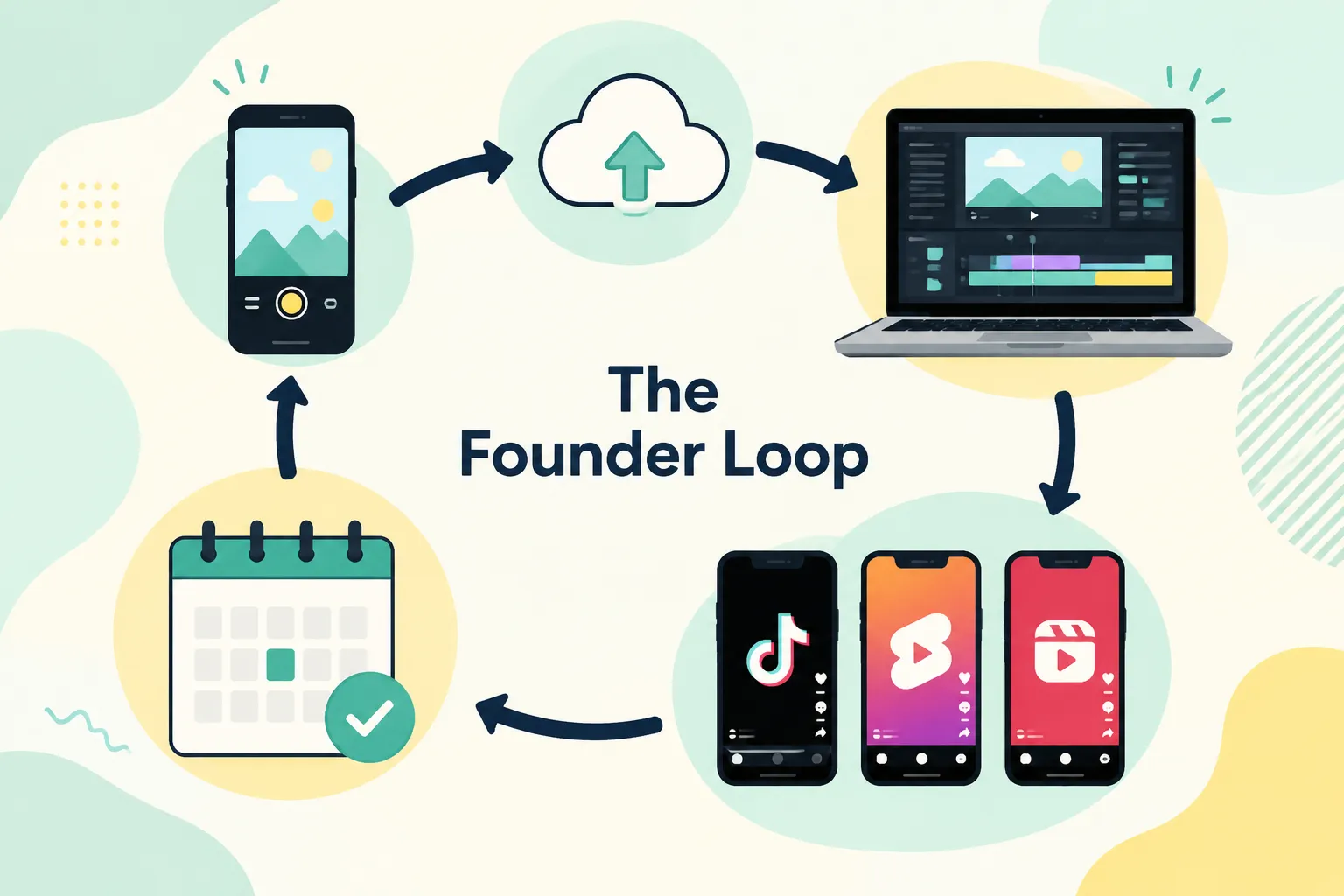 The Founder Workflow: Record Once, Publish All Month