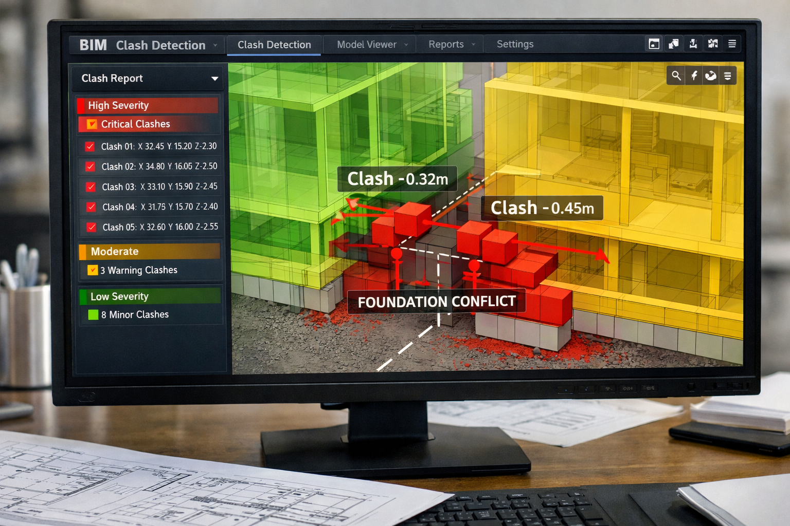 BIM-Geospatial Fusion for Party Wall Notice Preparation: Clash