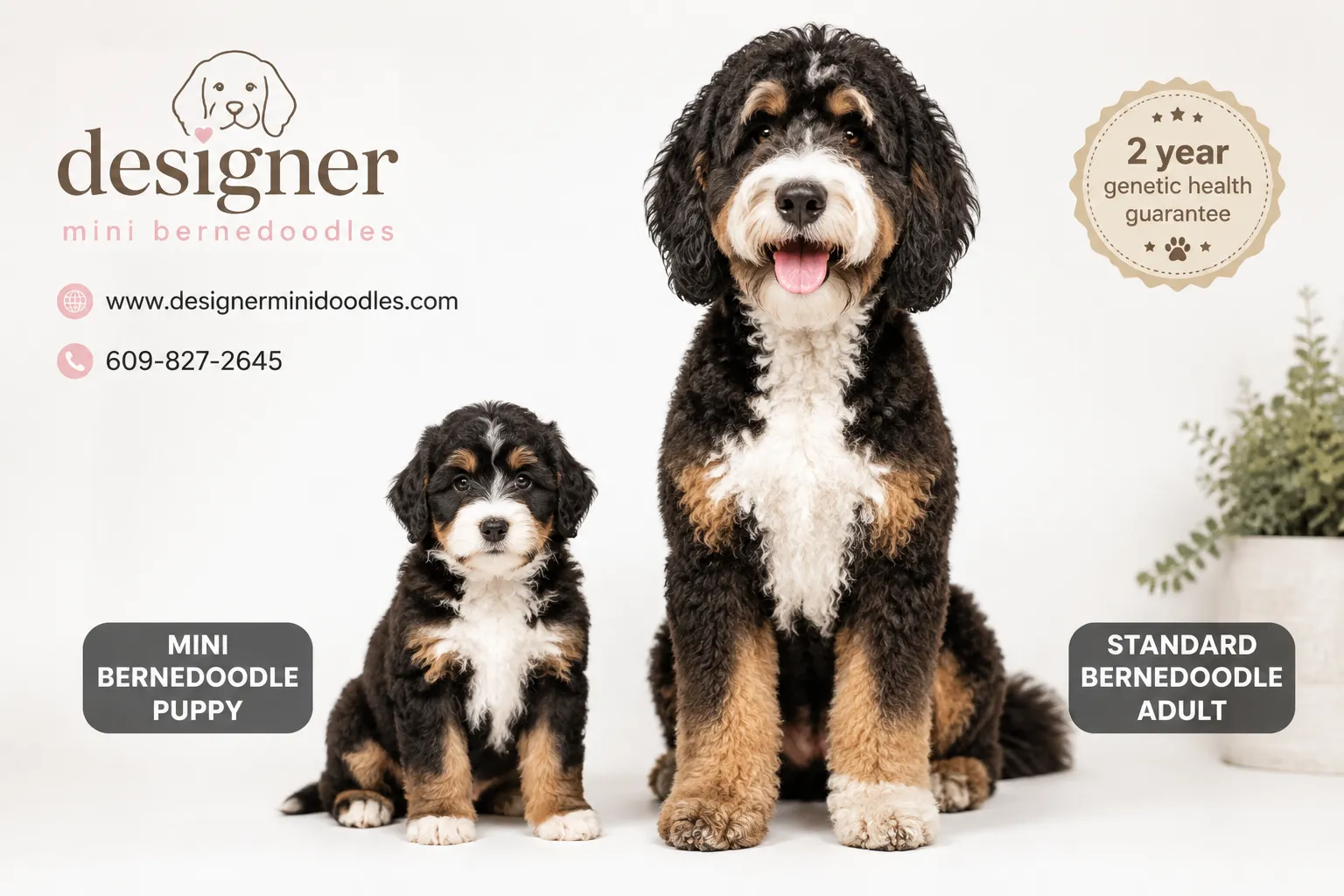 Mini Bernedoodle puppies Cary North Carolina