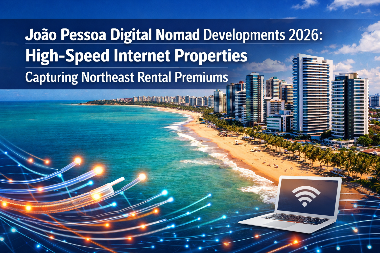 Professional () hero image featuring 'João Pessoa Digital Nomad Developments 2026: High-Speed Internet Properties Capturing