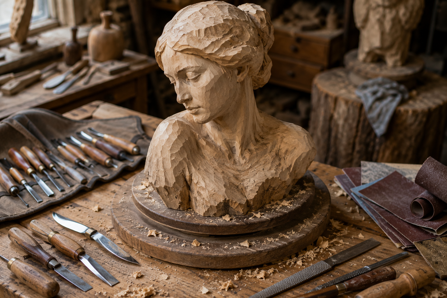 In-the-Round Sculptures: Mastering Three-Dimensional Forms