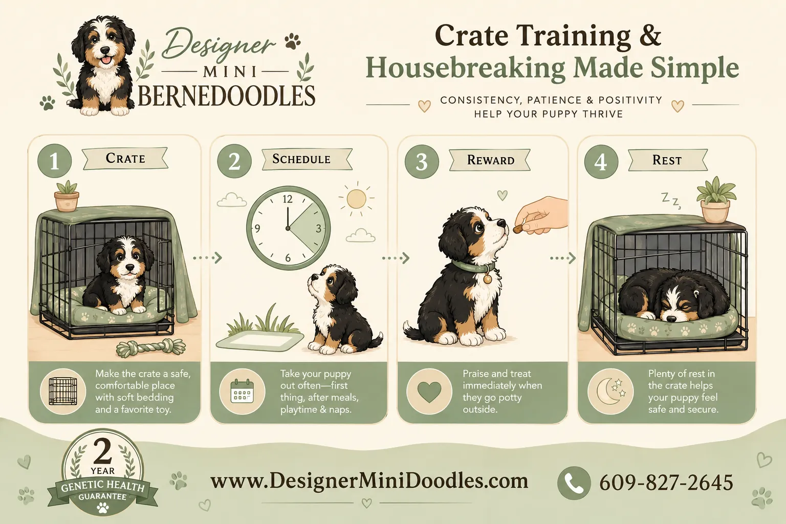 Preparing Your Dallas Home for a Mini Bernedoodle Puppy
