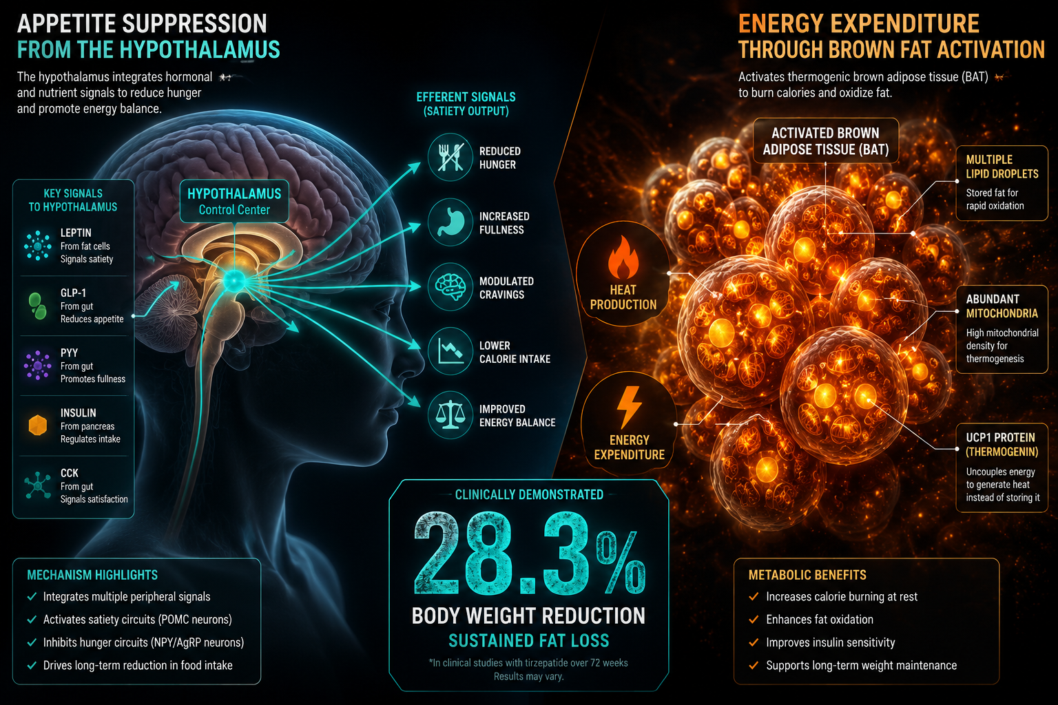 How Appetite Signaling and Energy Expenditure Work Together