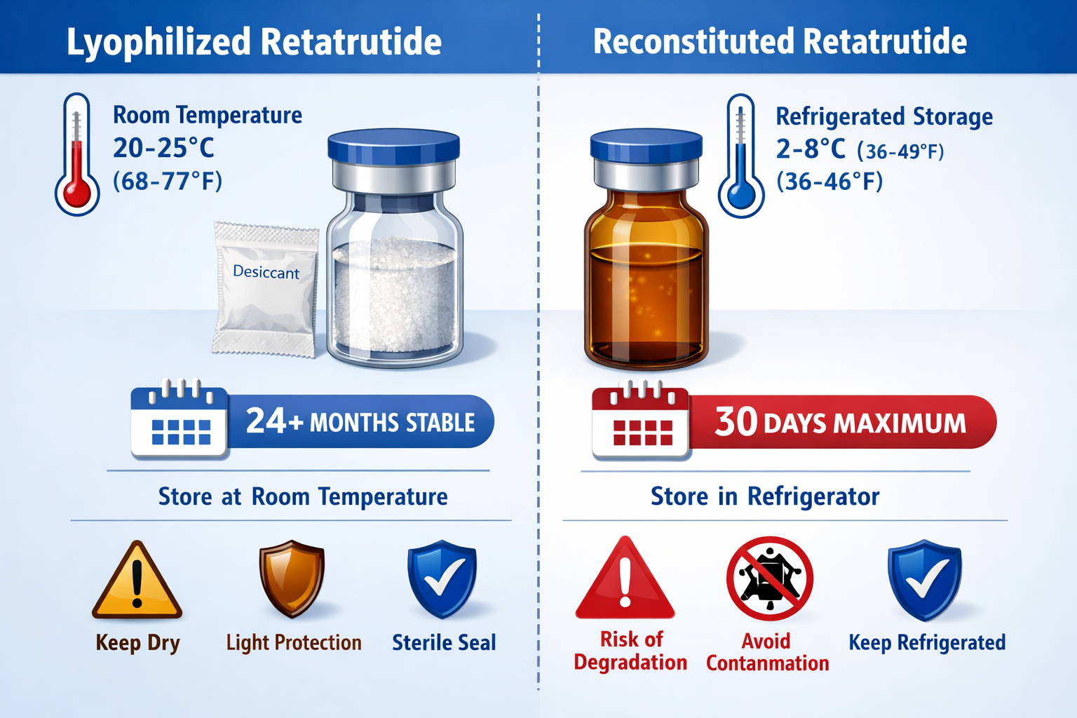 Retatrutide Storage Temperature