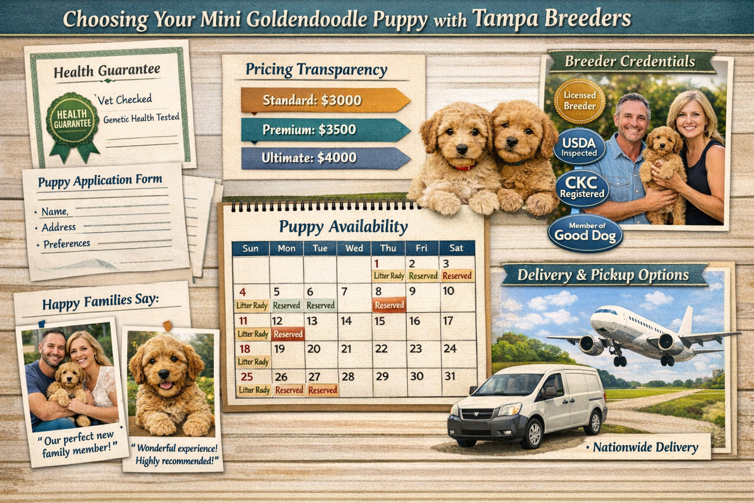 Mini Goldendoodle breeders in Tampa FL
