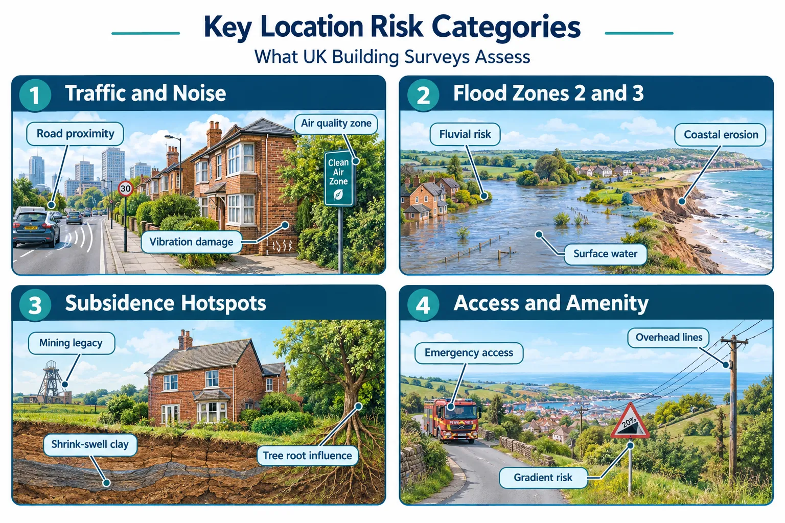 What Location Risk Actually Means in a Building Survey