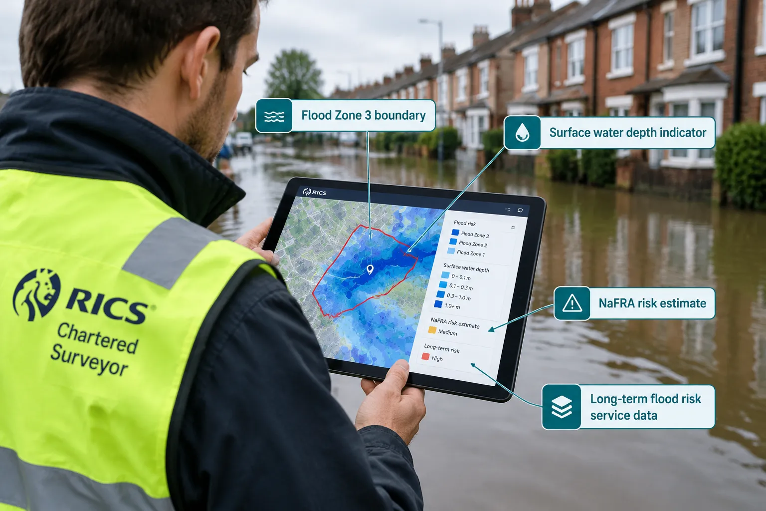 Flood Risk: The Most Regulated Location Risk in UK Building Surveys
