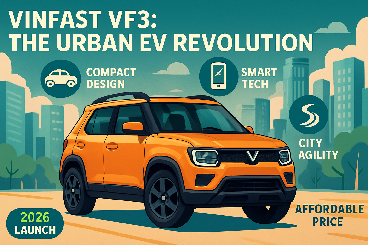 3 New Vinfast Electric Cars Launching In 2026: VF3 To Limogreen