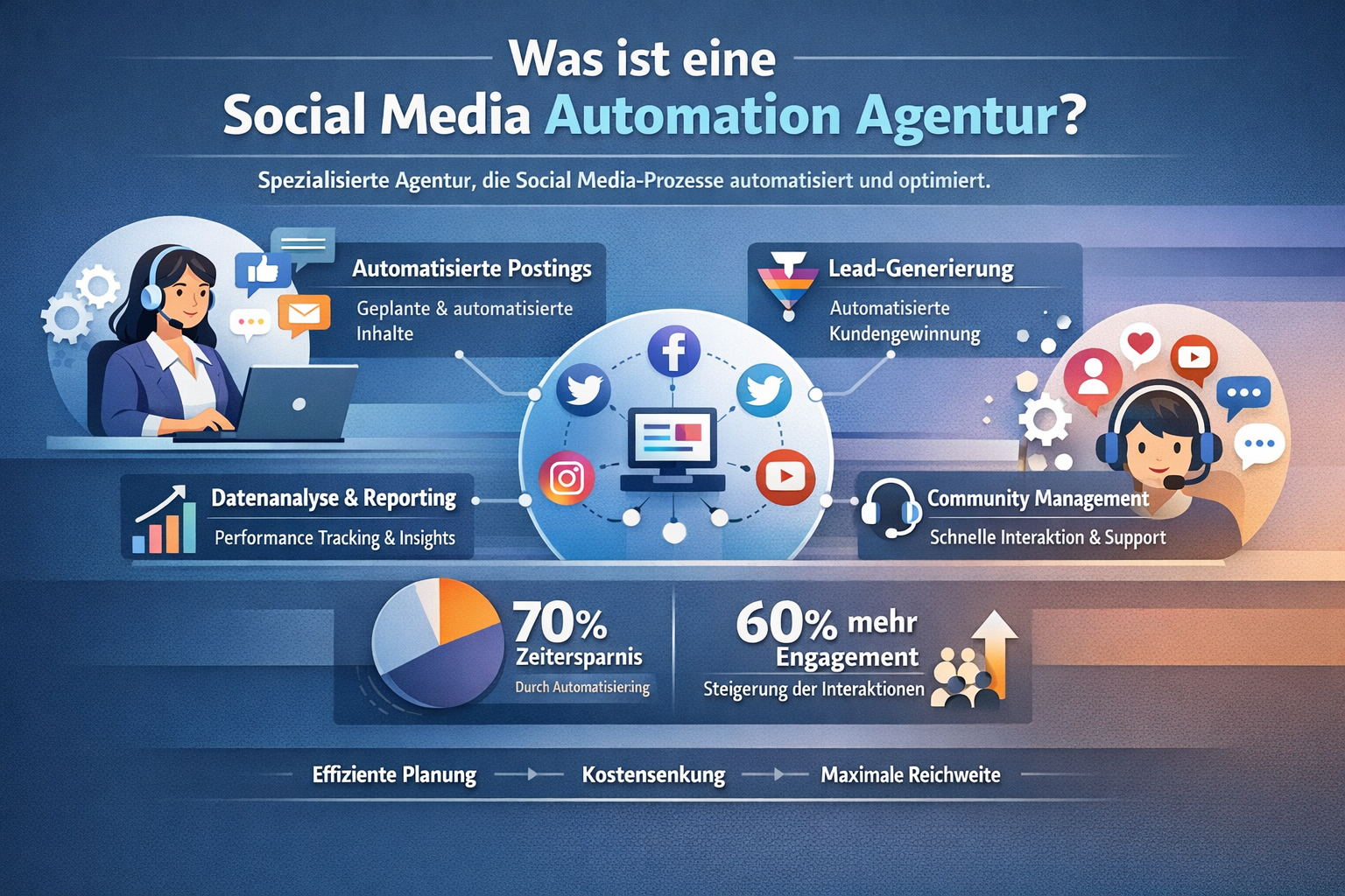 Professional infographic for article "Social Media Automation Agentur: Der ultimative Leitfaden für automatisierte Social Media-Strategien 2 - Social Media Automation Agentur 8 Professional infographic for article "Social Media Automation Agentur: Der ultimative Leitfaden für automatisierte Social Media-Strategien 2