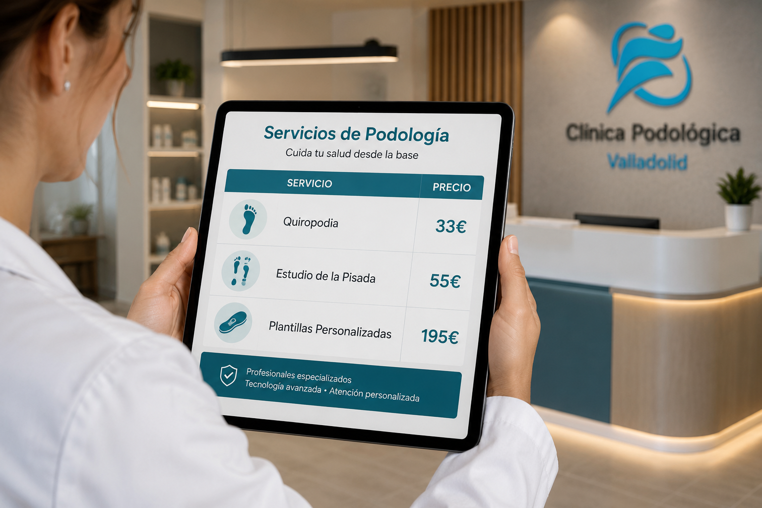 Hay otras clínicas de podología cerca de Calle Santiago en Valladolid