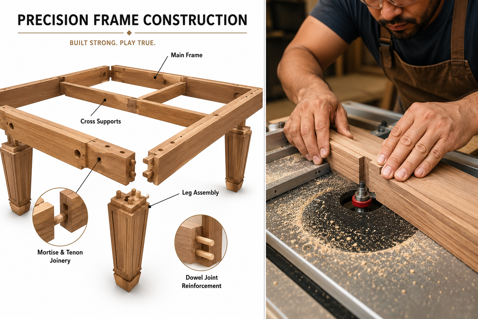 The Woodworking Frame: Foundation of Your DIY Pool Table Build