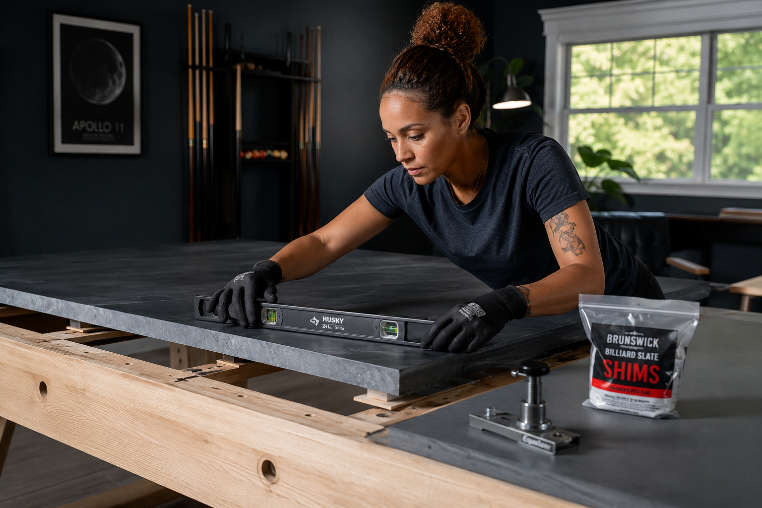 Installing the Slate: Precision and Leveling for Optimal Play