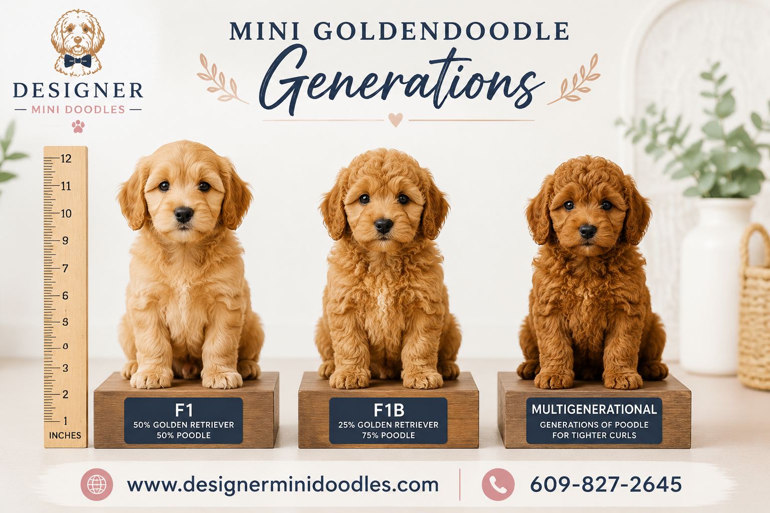 What's the Difference Between F1 and F1B Mini Goldendoodle Generations?