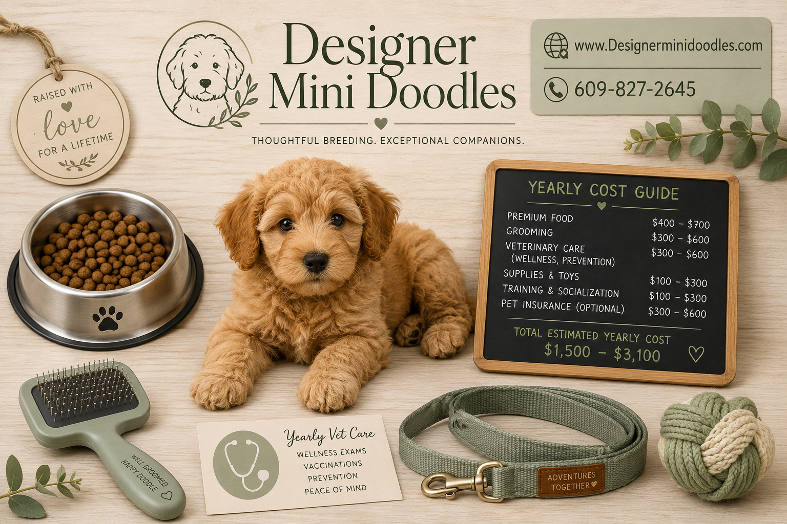 How Much Does It Cost to Care for a Micro Mini Goldendoodle Per Year in Orlando?