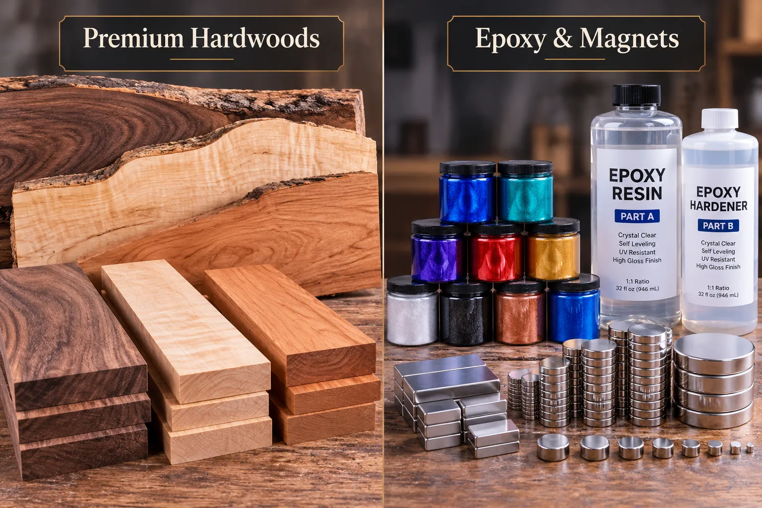 Planning Your DIY Epoxy Resin Magnetic Knife Holders: Material Selection and Design