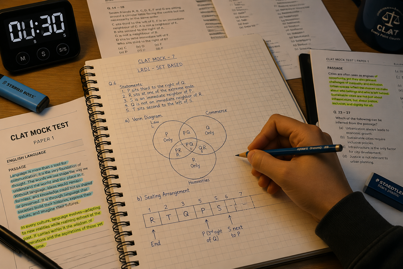 How to Apply CLAT Logical Reasoning Tricks to Puzzle Sets Specifically