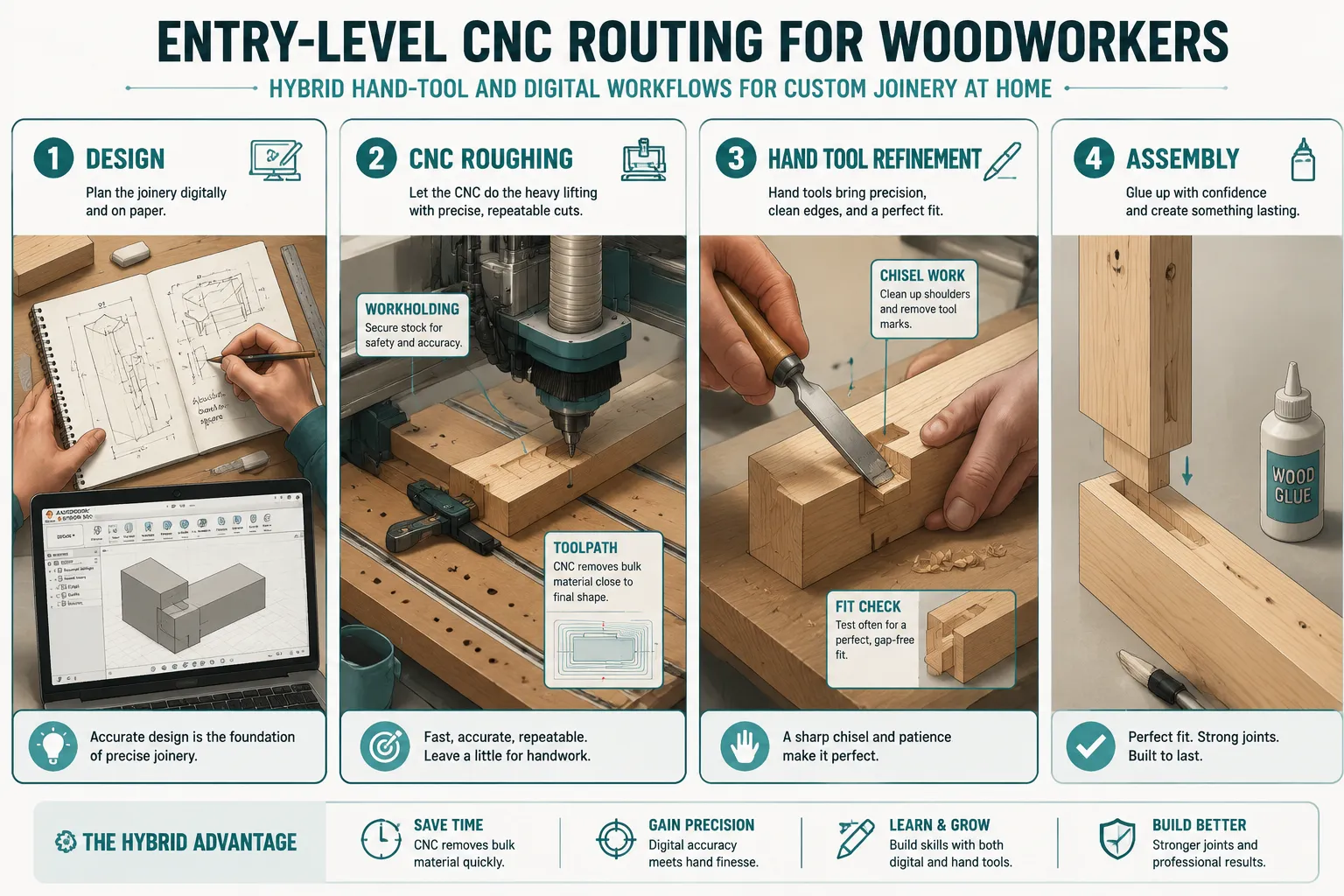 Setting Up Your Entry-Level CNC Routing for Woodworkers: Machine and Software Essentials