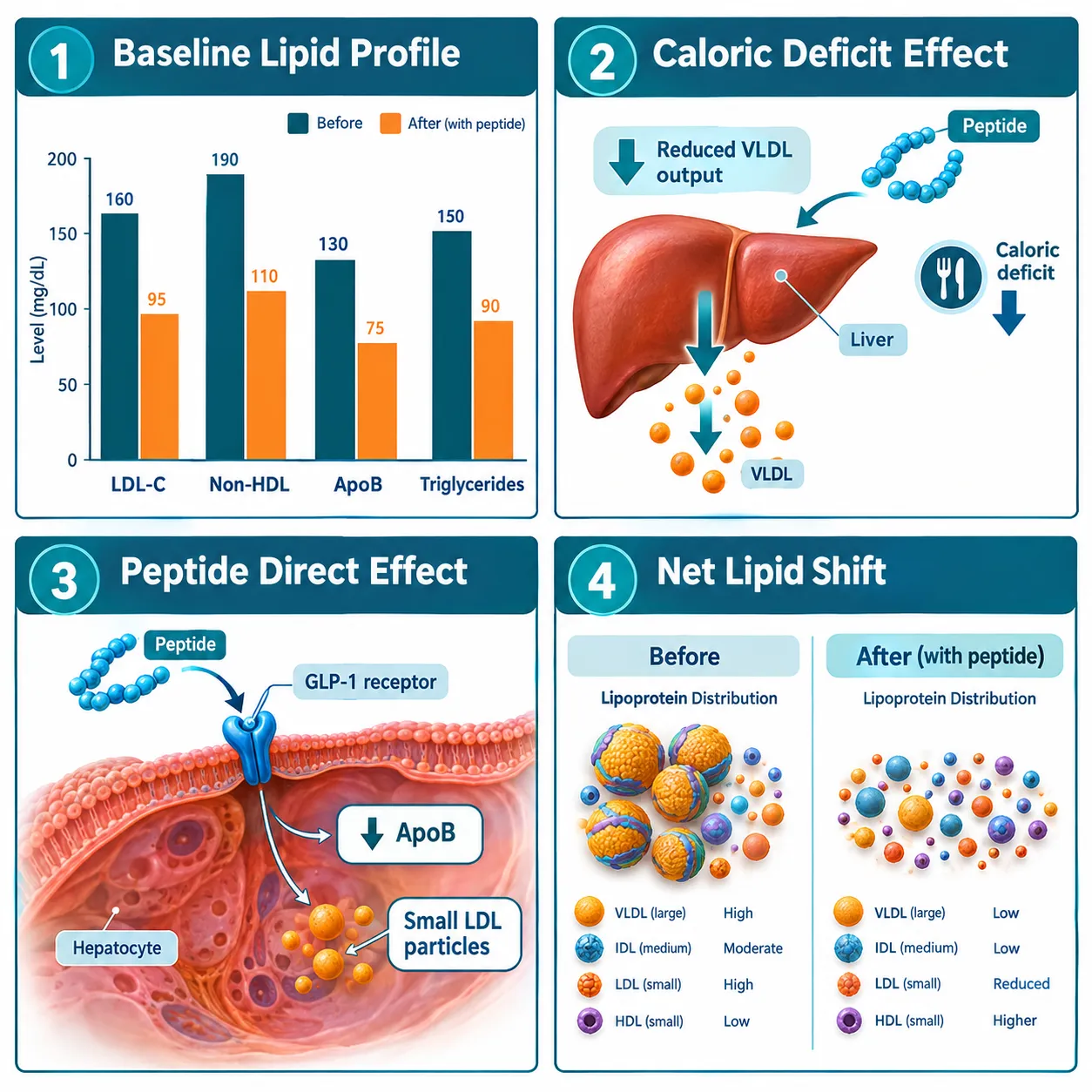 Why LDL-C Behaves Differently During Peptide-Driven Weight Loss