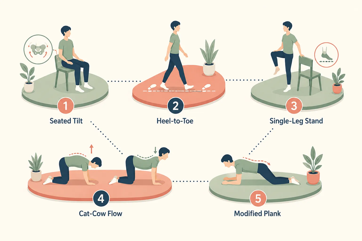 What equipment do I need for home balance and core workouts?