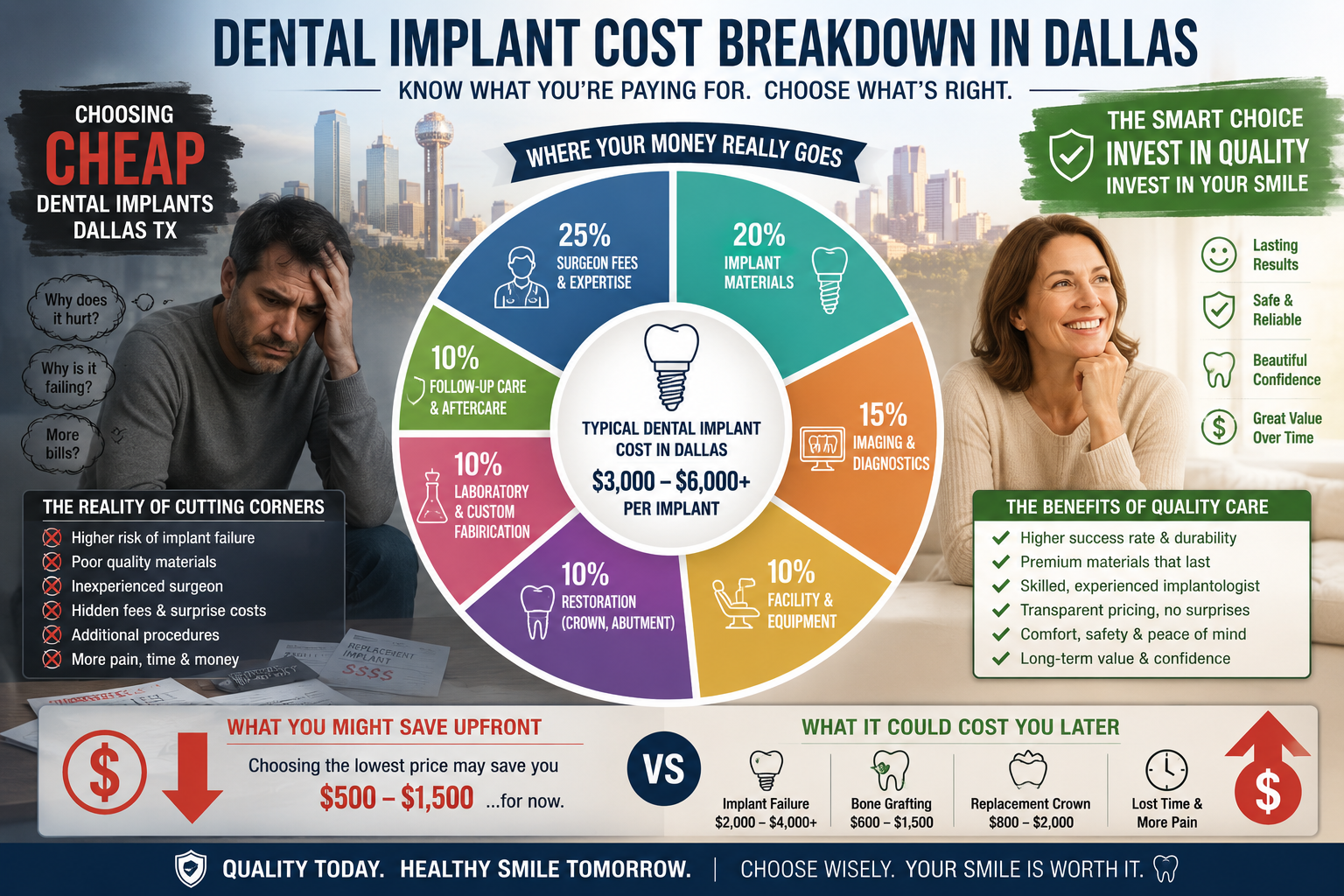 Identifying Potential Risks with Lower-Cost Dental Implant Options
