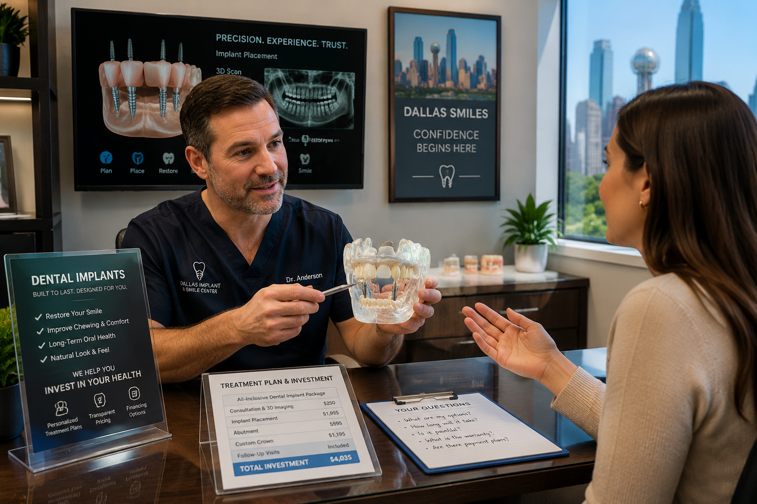 Making an Informed Decision for Your Dental Implants in Dallas