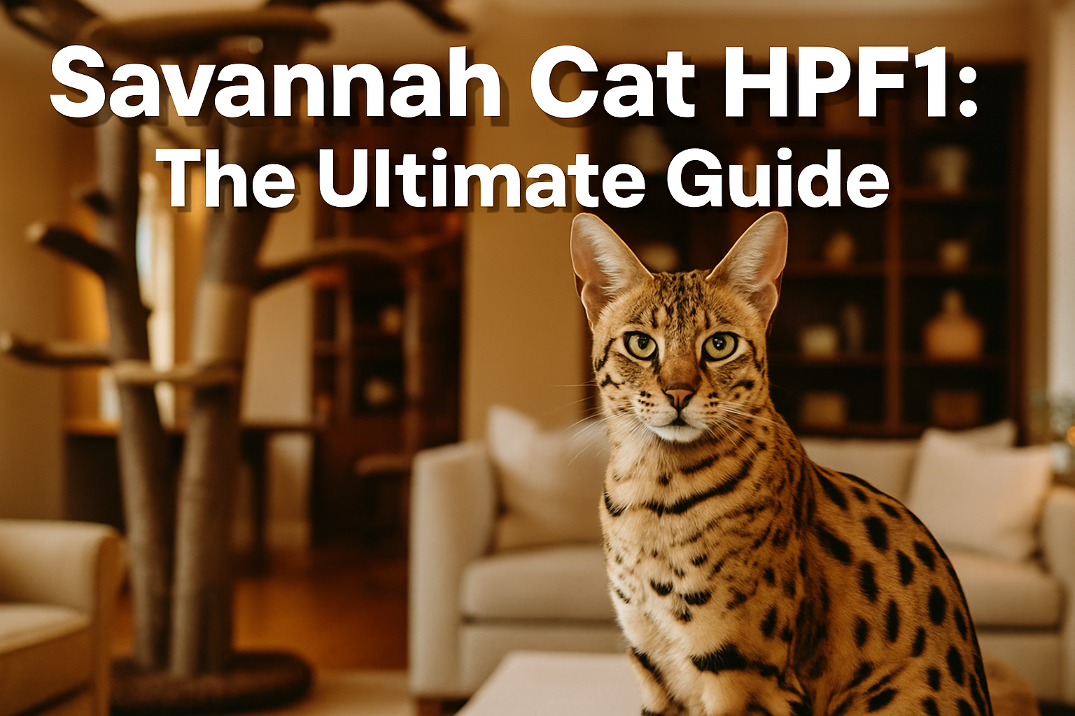 Savannah cat HPF1 for sale