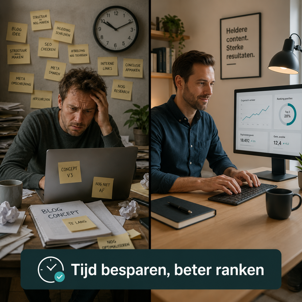 Tijd besparen, beter ranken