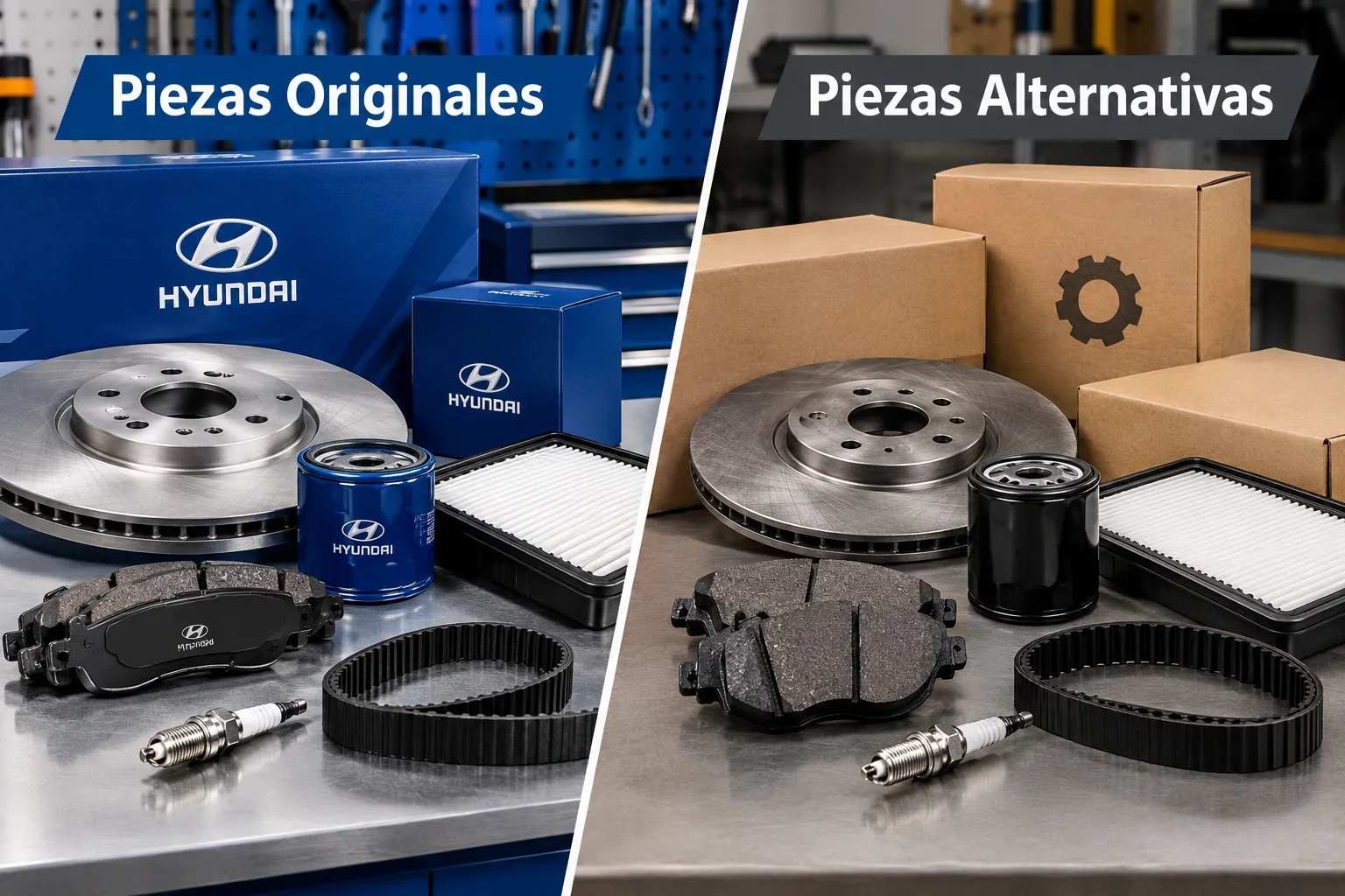Uso de piezas no originales (aftermarket) en la reparación