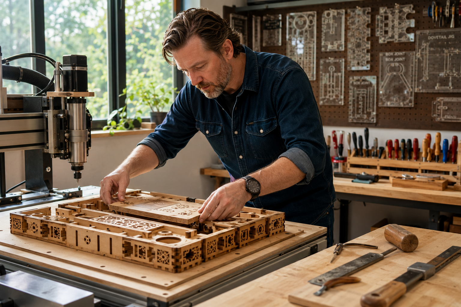 The Foundation of Precision: Jigs and Templates with Small CNC and Laser Cutter Mastery: Jigs, Templates, and Detail Work for