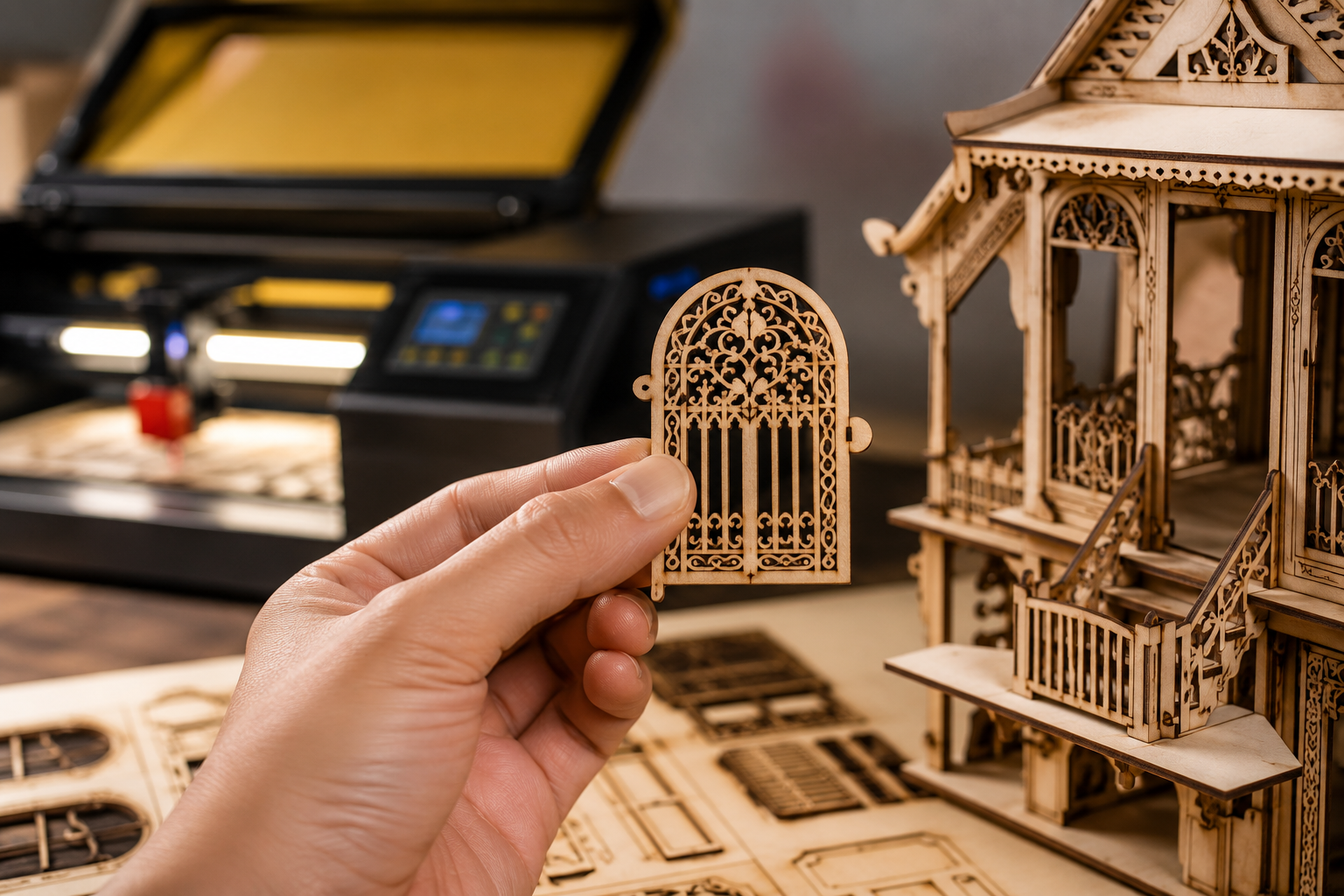 Achieving Exquisite Detail Work: A Hybrid Approach