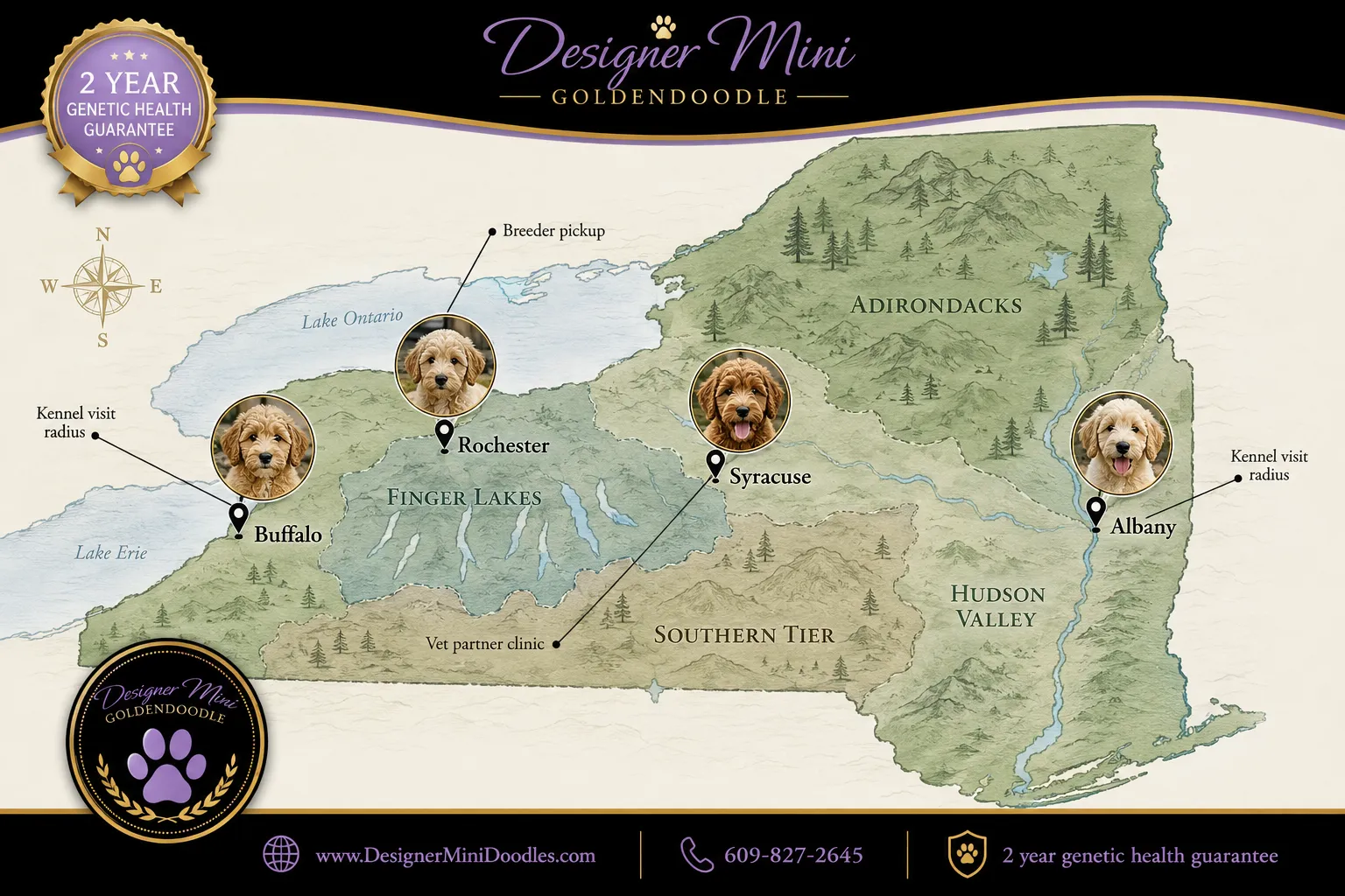 mini goldendoodle breeders upstate New York