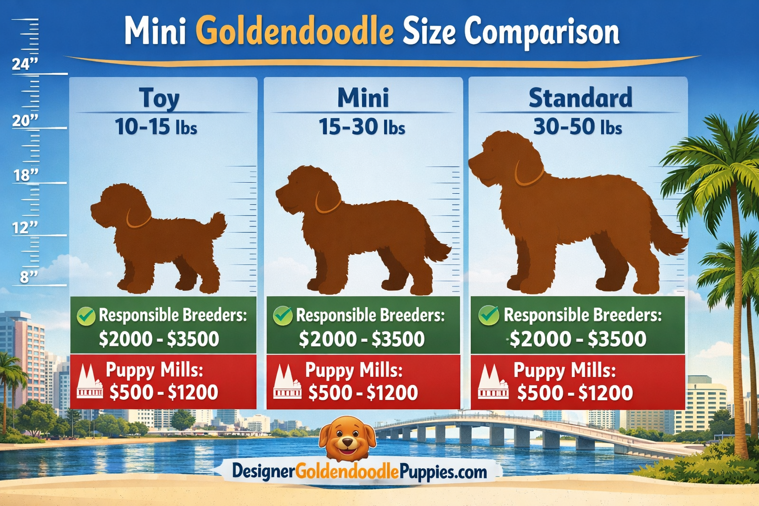 use keyphrases / topics as alt text do not use big paragraphs. Put logo of designergoldendoodlepuppies.com in images as possible where possi