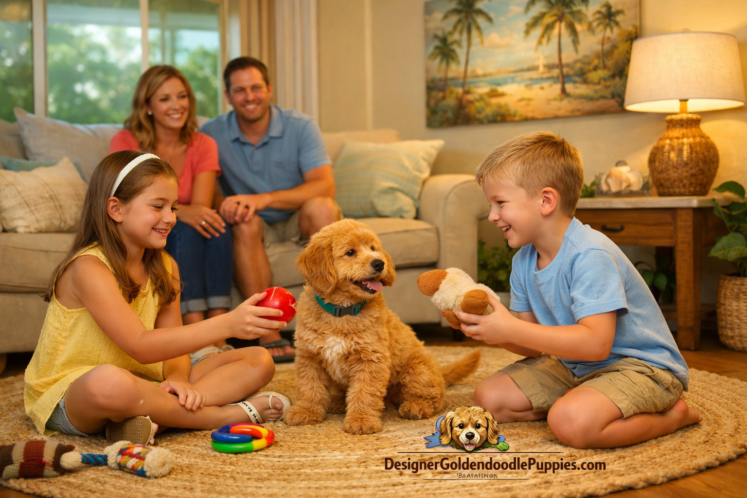 use keyphrases / topics as alt text do not use big paragraphs. Put logo of designergoldendoodlepuppies.com in images as possible where possi