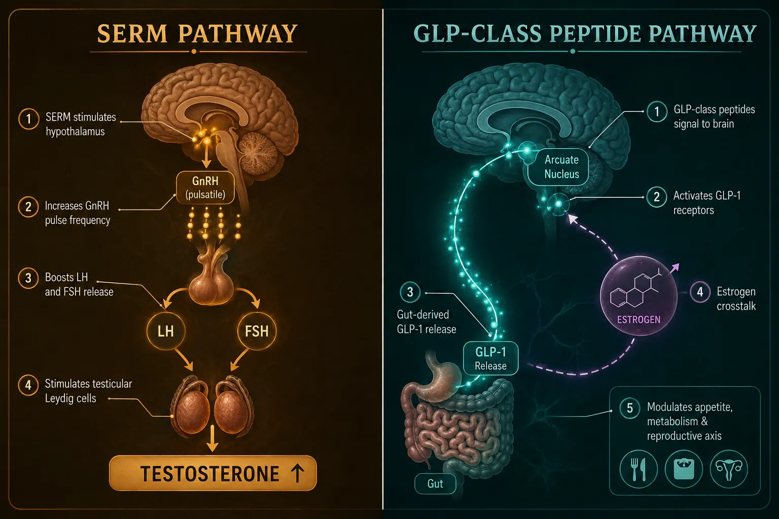 serm Research Interfaces With Polypeptide Hormones: The HPG-Peptide Connection