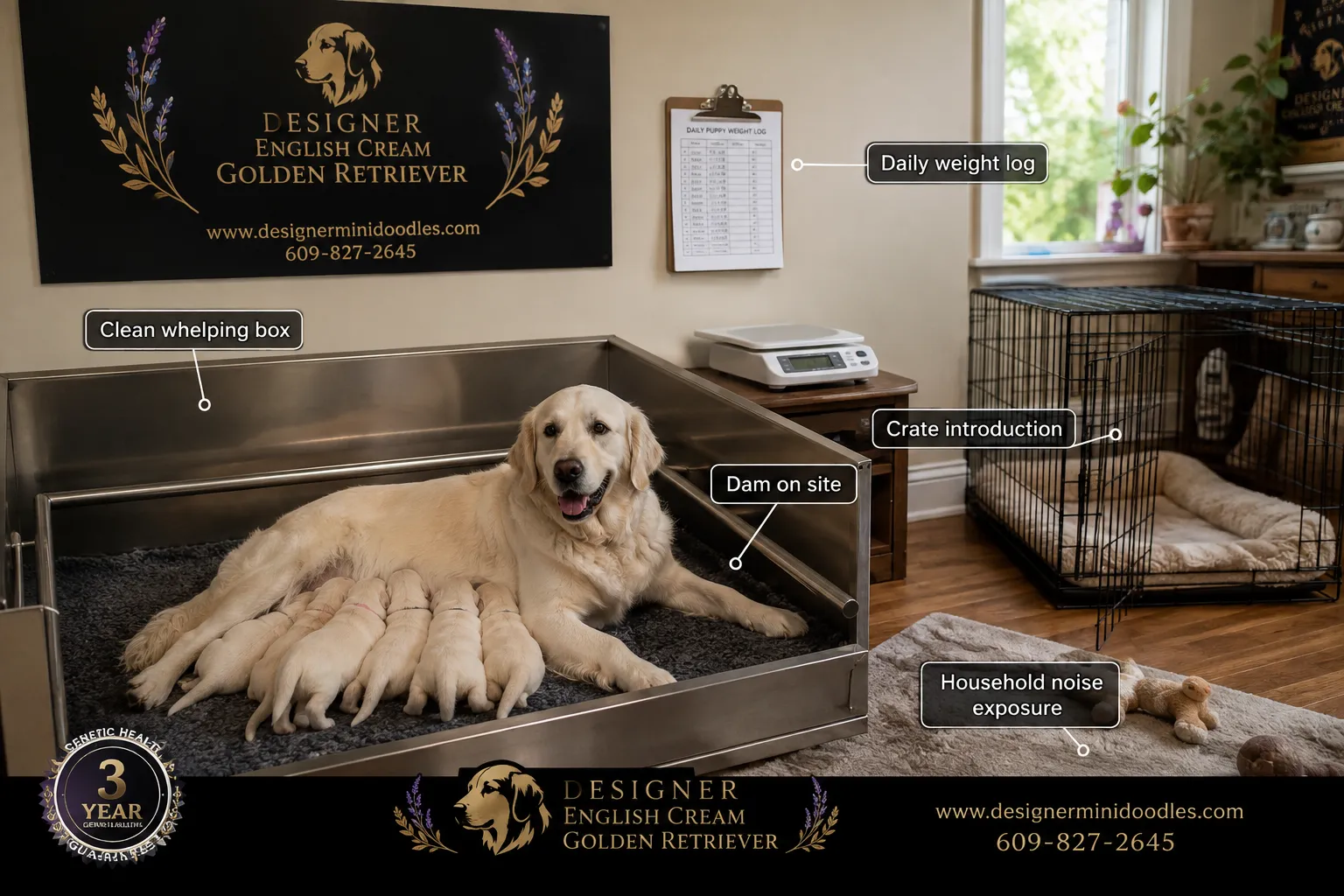 reputable english cream golden retriever breeders