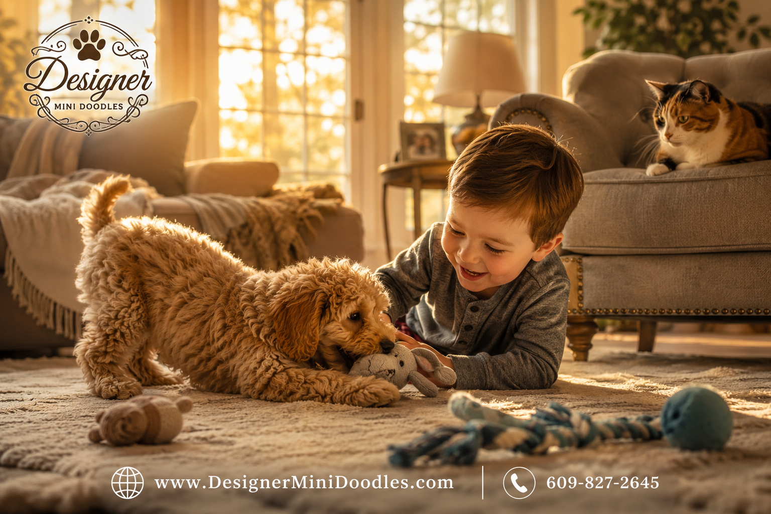 Are Micro Goldendoodles Good With Kids and Other Pets?