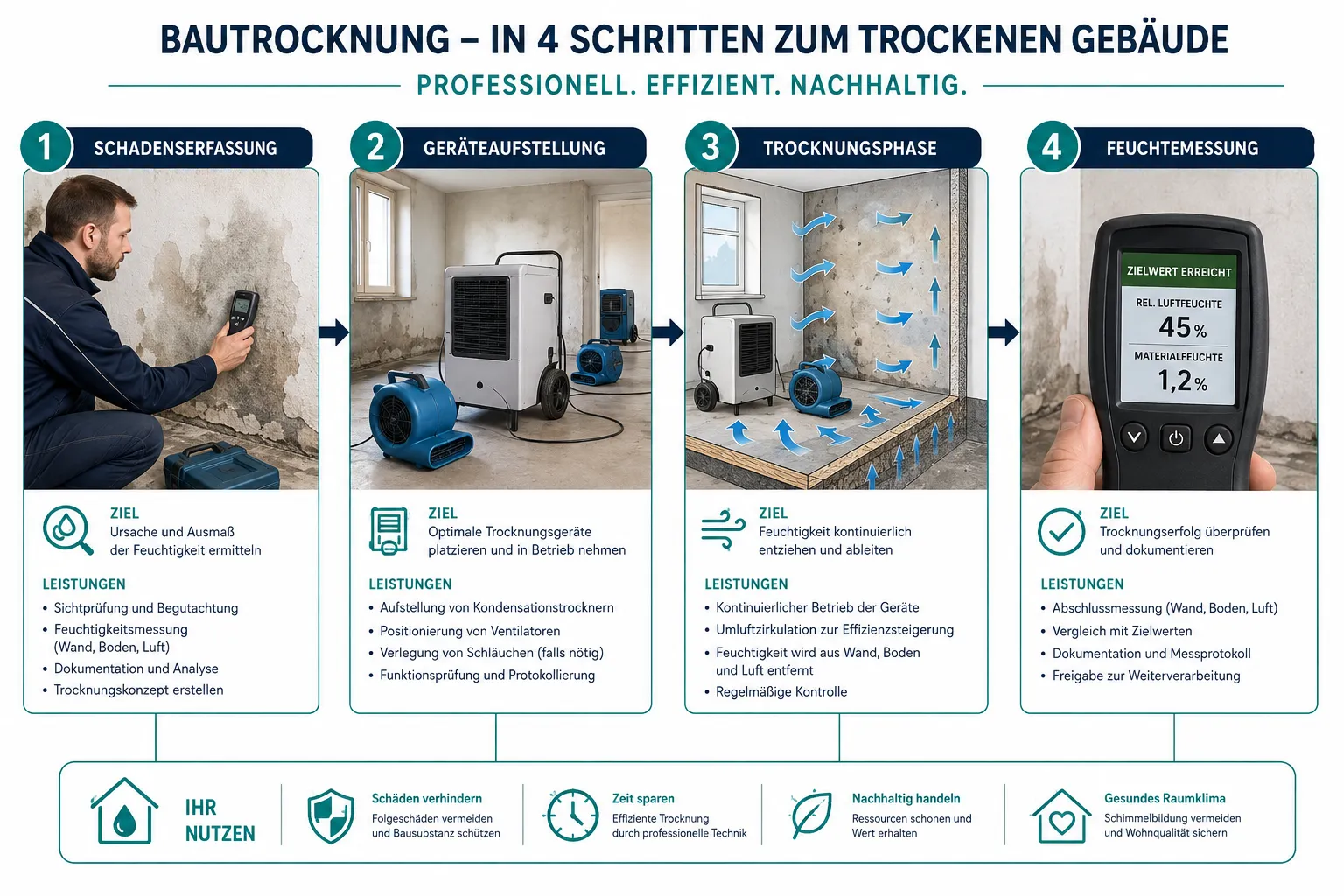 Was ist Bautrocknung und wie funktioniert sie?