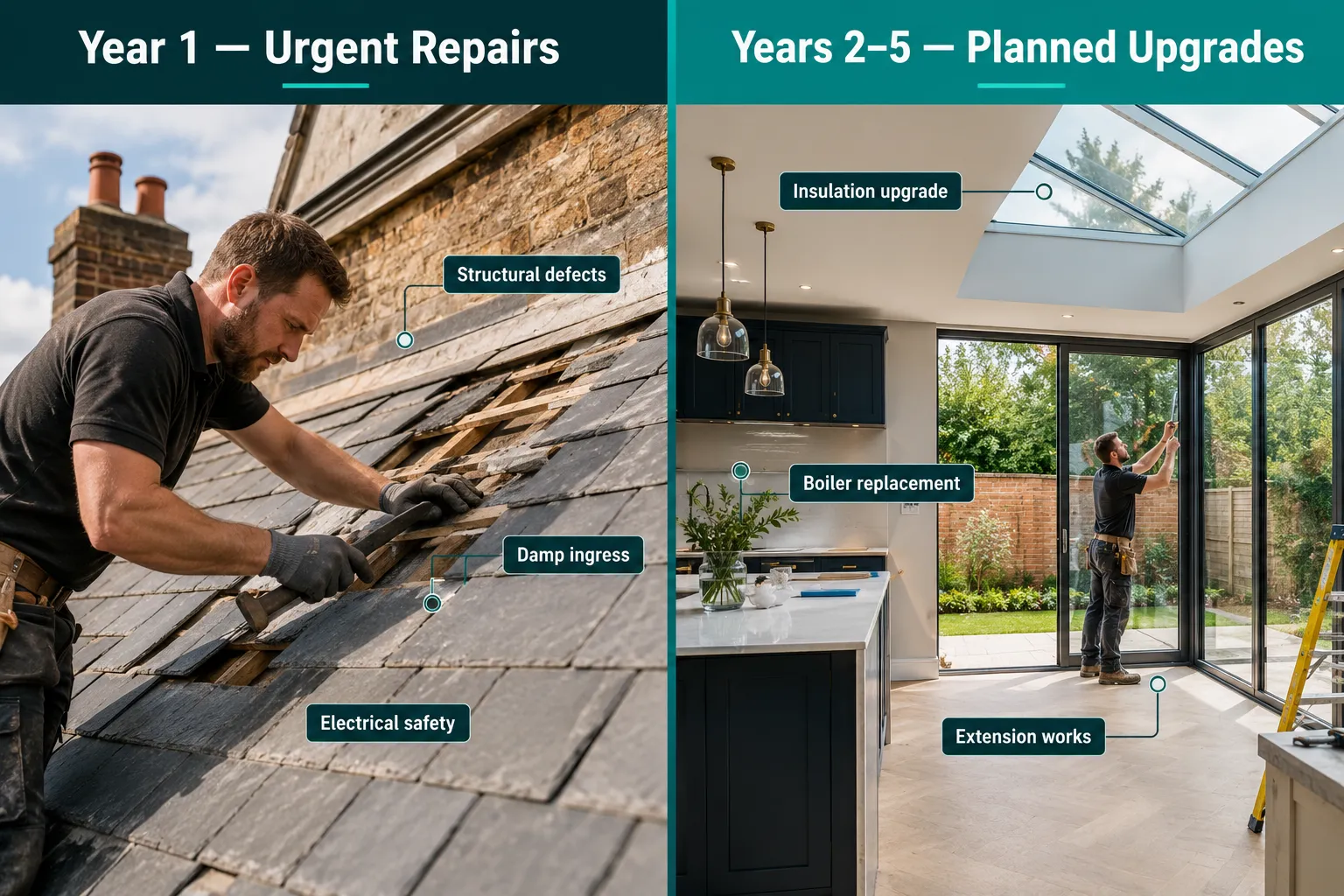 Costing and Budgeting Phased Works in UK Homes