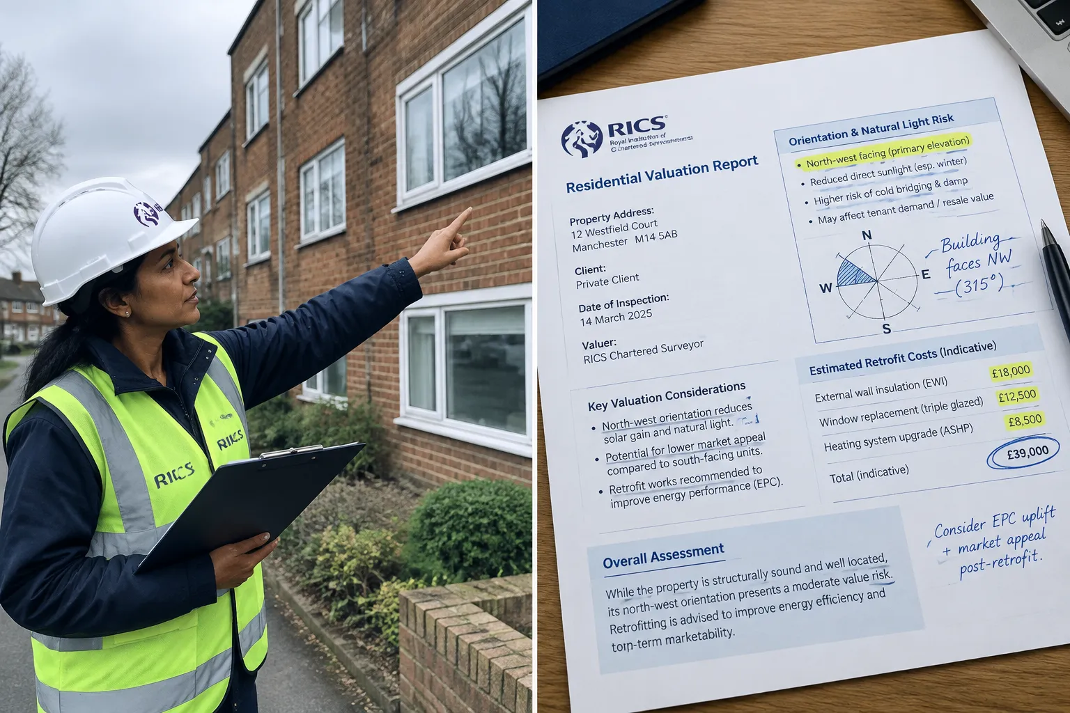 Choosing the Right Survey Level for a North-West Facing Property