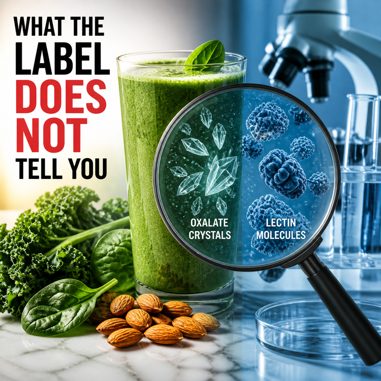 Oxalates and lectin toxins: what the label does not tell you