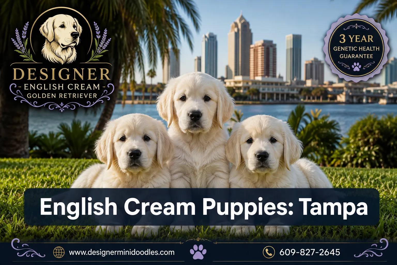 english cream retriever puppies Tampa