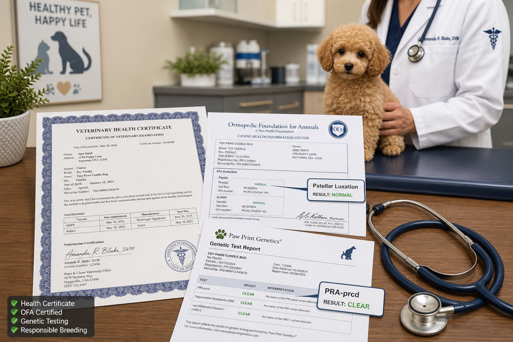 What Health Certifications Should Toy Poodle Breeders Have