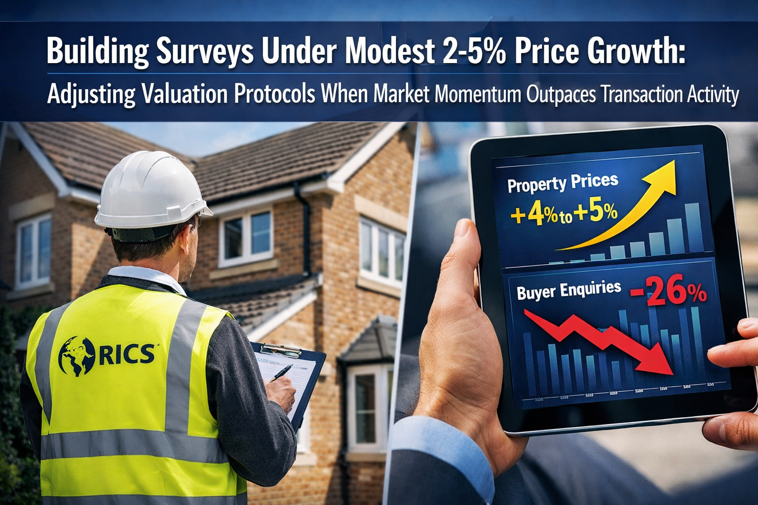 Professional () hero image with : 'Building Surveys Under Modest 2-5% Price Growth: Adjusting Valuation Protocols When