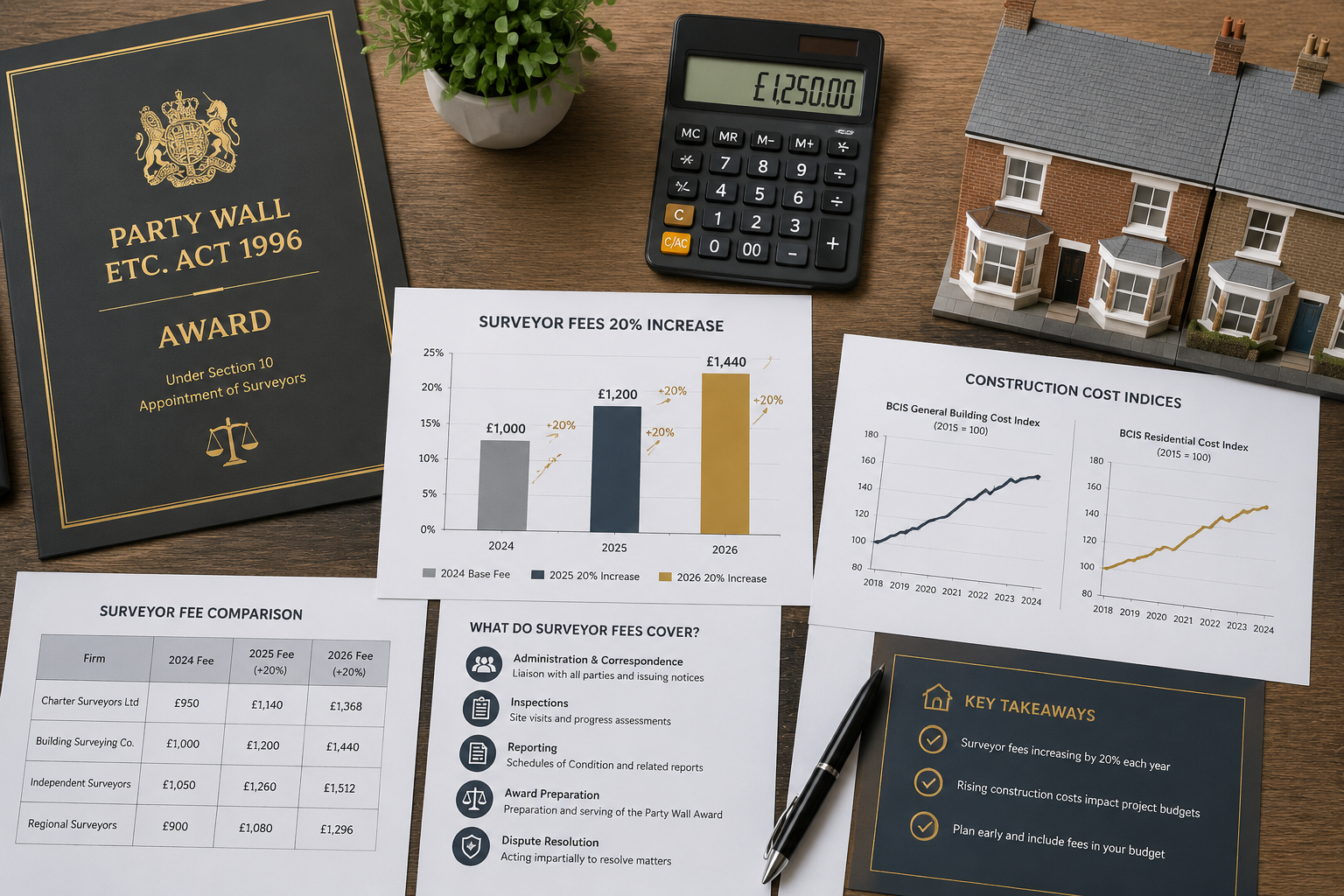 Cost Breakdown: Party Wall Awards and Surveys in 2026's Inflated Construction Market — The Numbers