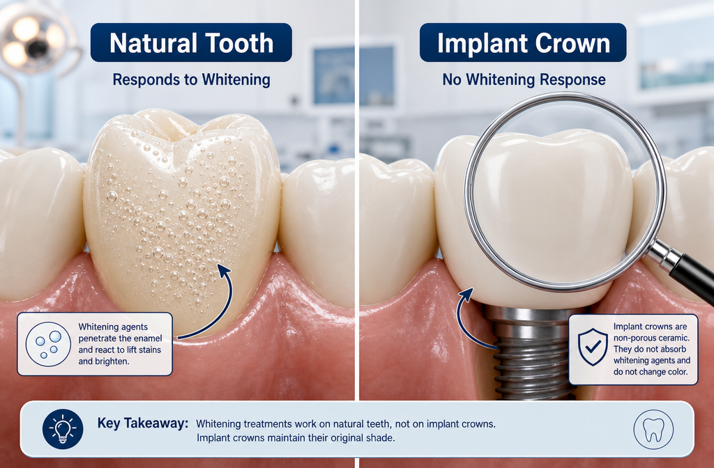 Protecting Your Dental Implants During Whitening